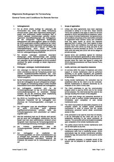 General Terms and Conditions for Remote Service 이미지 미리 보기