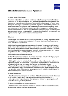 Software Maintenance Agreement 이미지 미리 보기