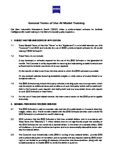 General Terms of Use AI Model Training 이미지 미리 보기