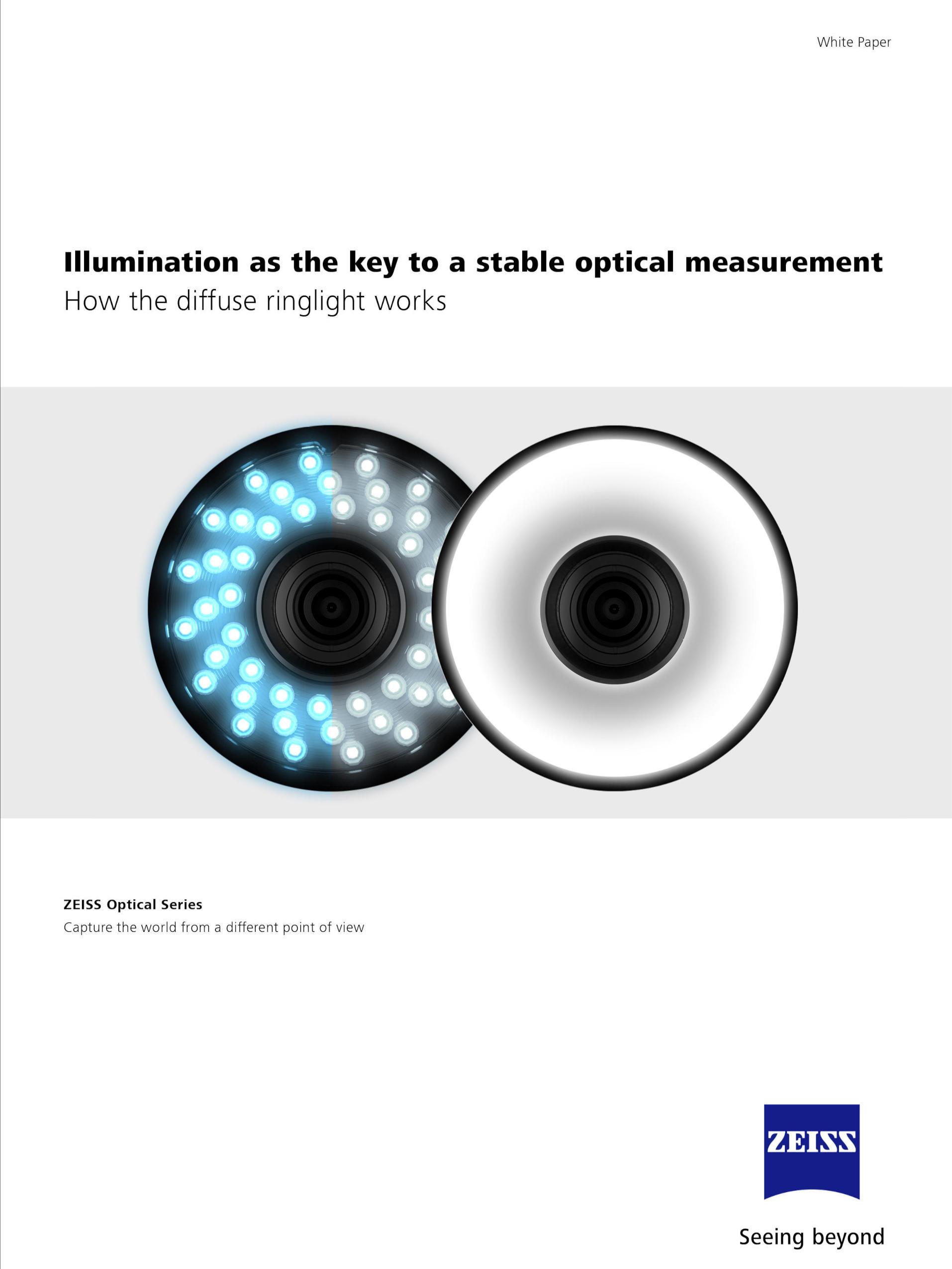 ZEISS O-DETECT의 백지 조명 옵션