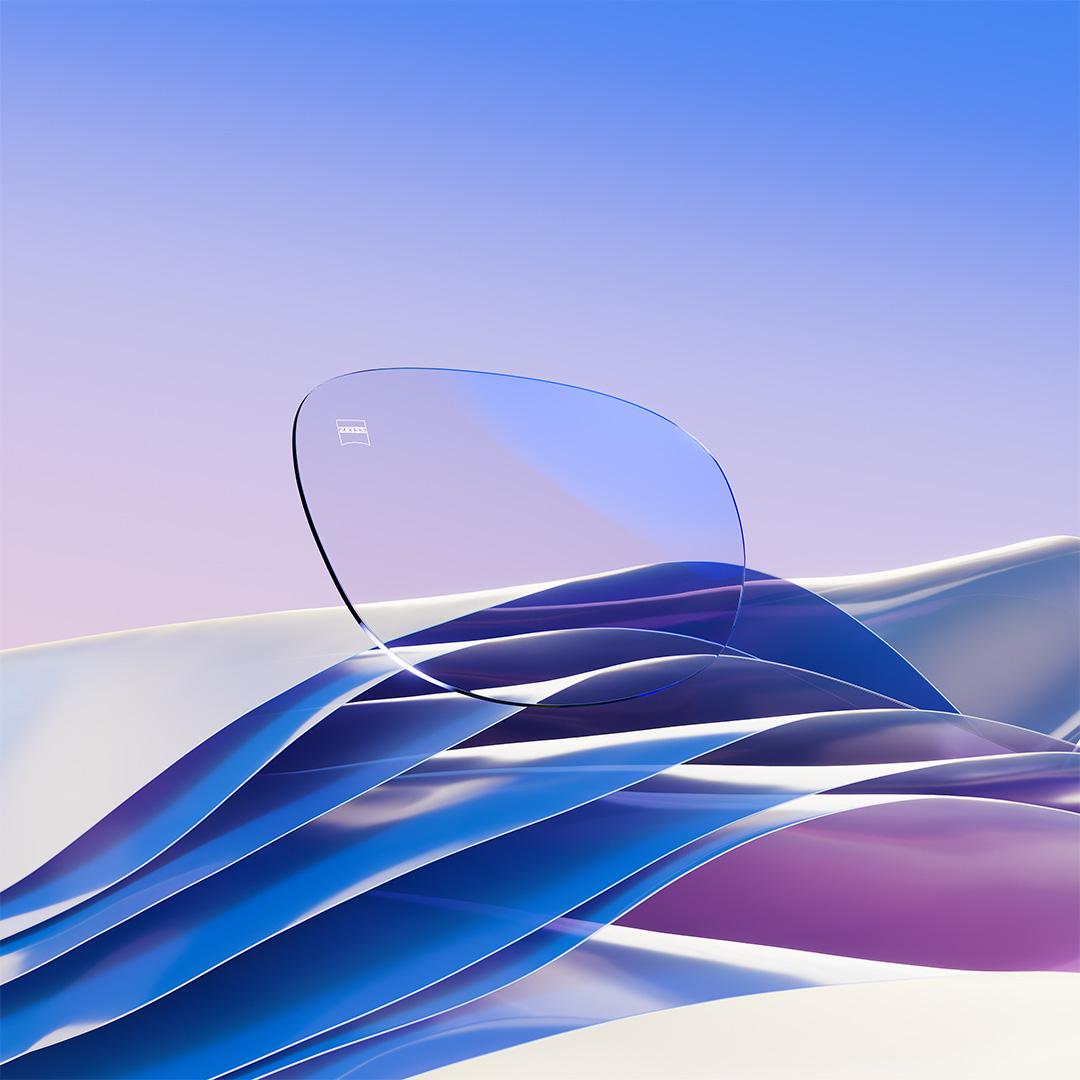 청색광 잔여 반사가 있는 ZEISS DuraVision Platinum UV 이미지