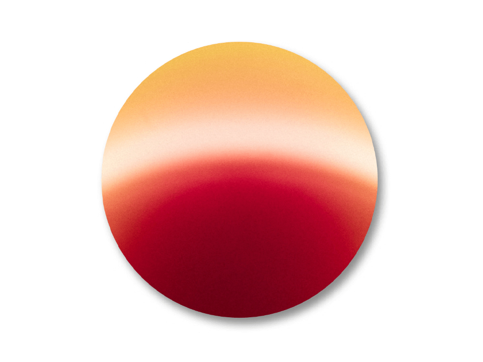 자이스 듀라비전 미러 레드 색상이 점점 오렌지 색상으로 변한다.